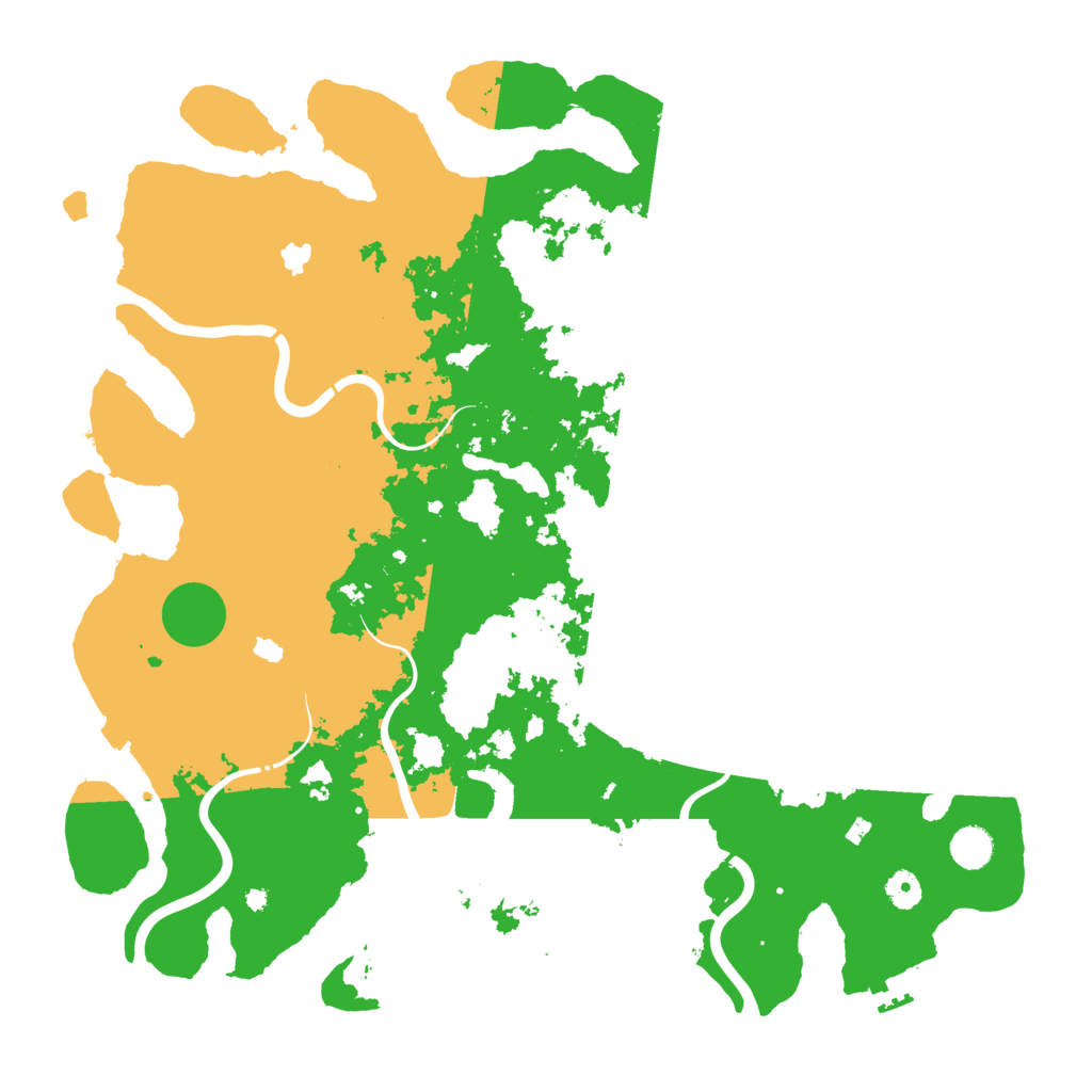 Biome Rust Map: Procedural Map, Size: 4500, Seed: 1608029401