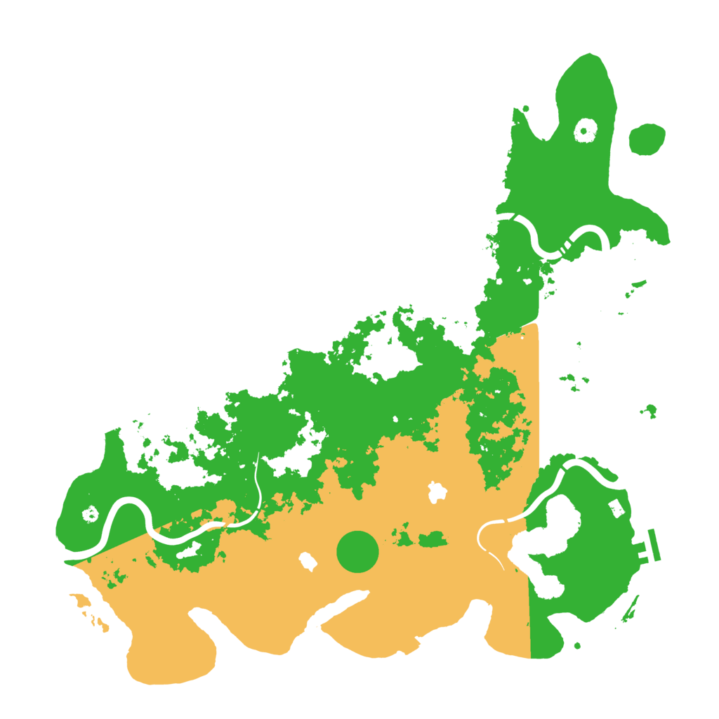 Biome Rust Map: Procedural Map, Size: 4500, Seed: 2456732