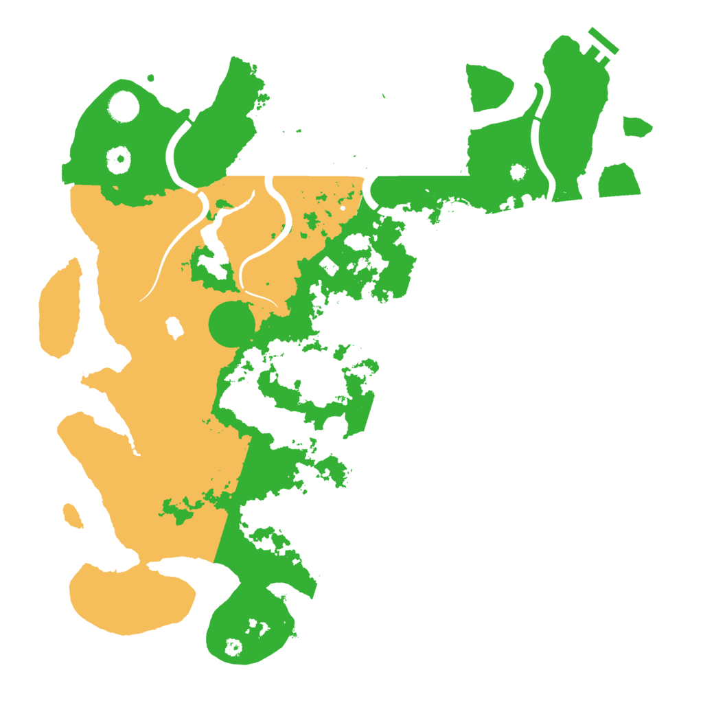 Biome Rust Map: Procedural Map, Size: 4000, Seed: 133899139