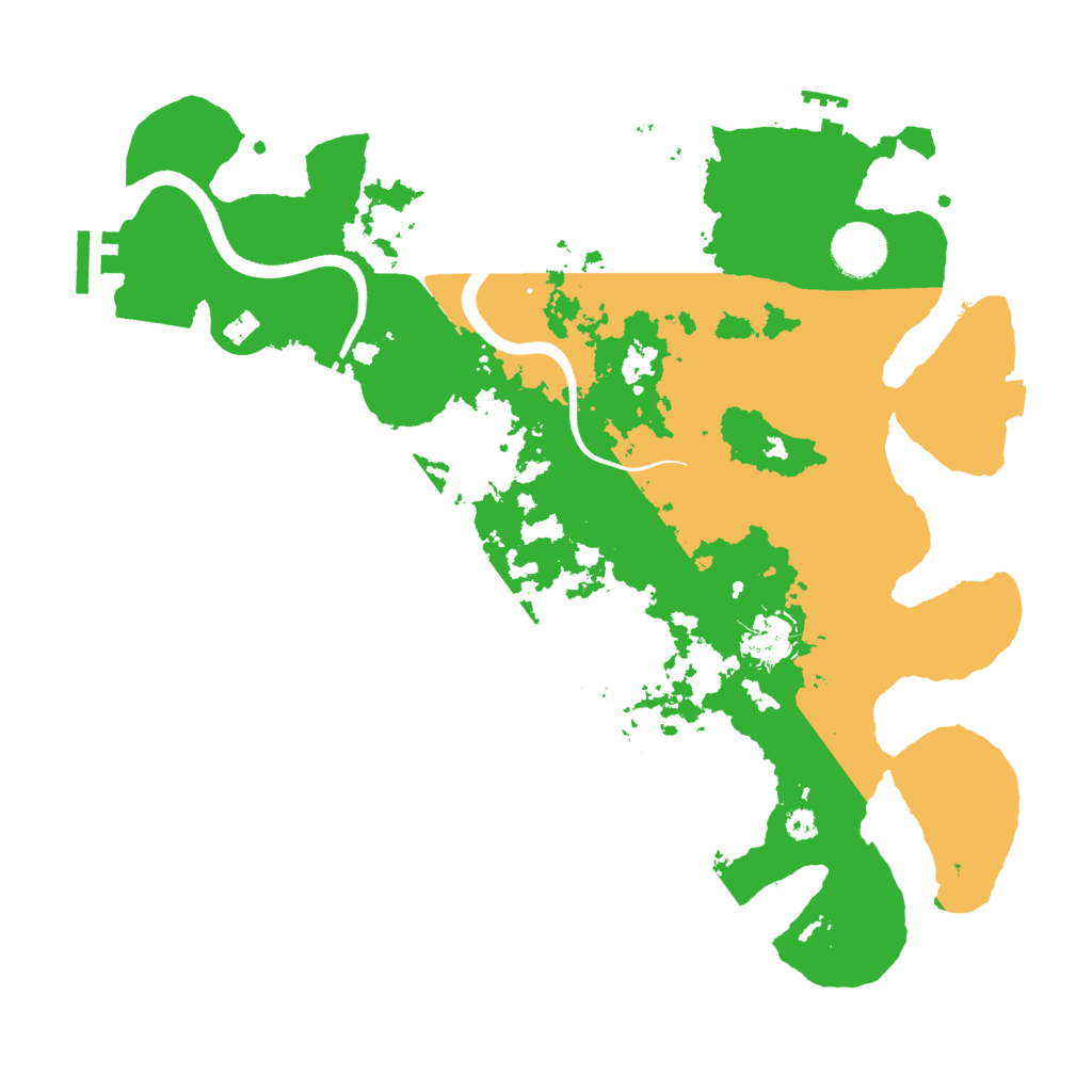 Biome Rust Map: Procedural Map, Size: 3500, Seed: 1677982343