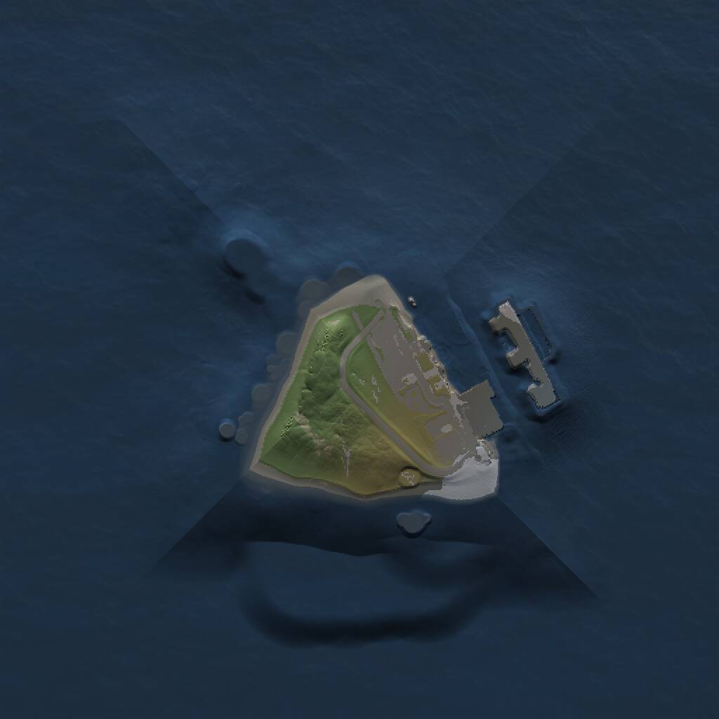 Rust Map: Procedural Map, Size: 1000, Seed: 704133356, 2 Monuments