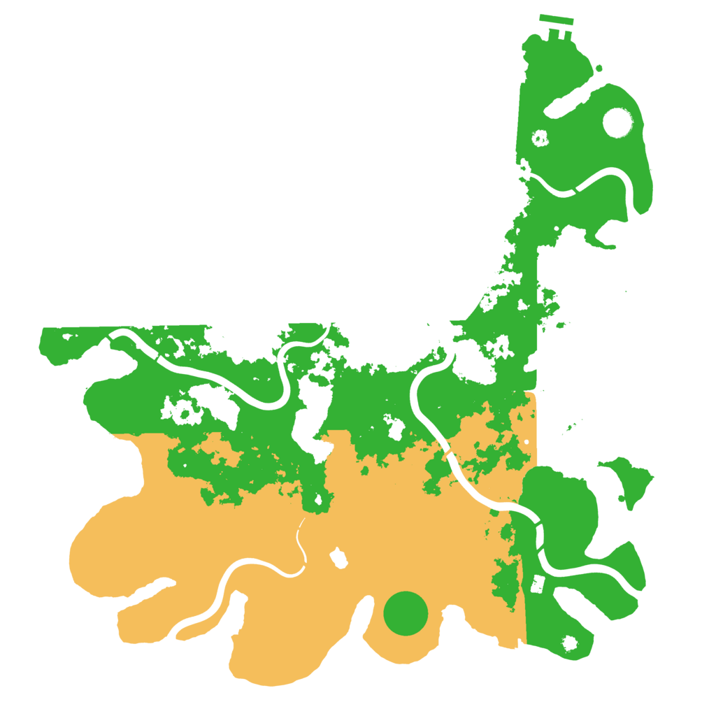 Biome Rust Map: Procedural Map, Size: 4250, Seed: 728562878