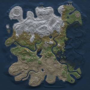 Thumbnail Rust Map: Procedural Map, Size: 4250, Seed: 728562878, 17 Monuments
