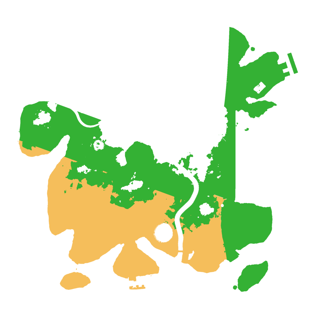 Biome Rust Map: Procedural Map, Size: 3000, Seed: 1446496861
