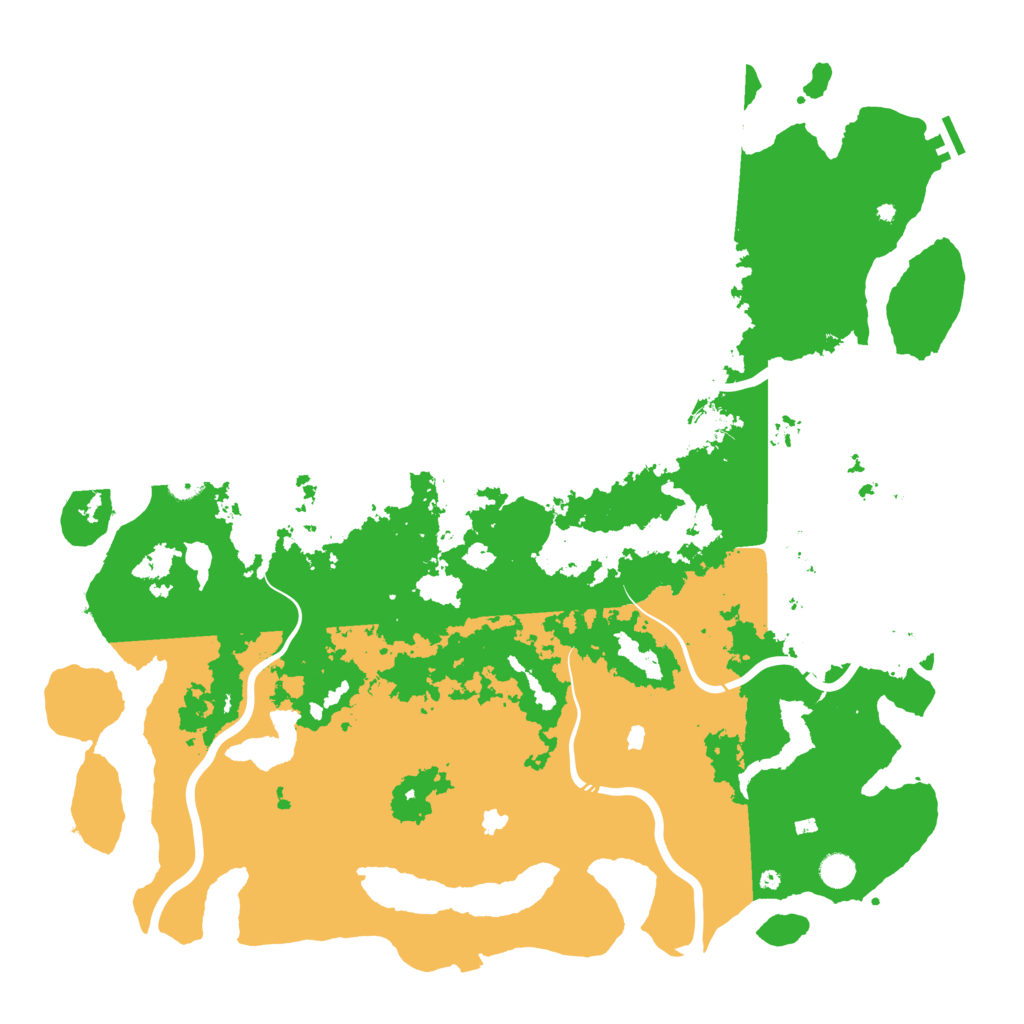 Biome Rust Map: Procedural Map, Size: 5100, Seed: 87326