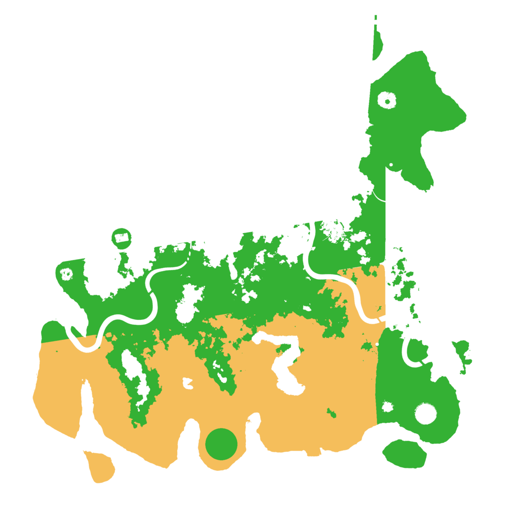Biome Rust Map: Procedural Map, Size: 4250, Seed: 90688051