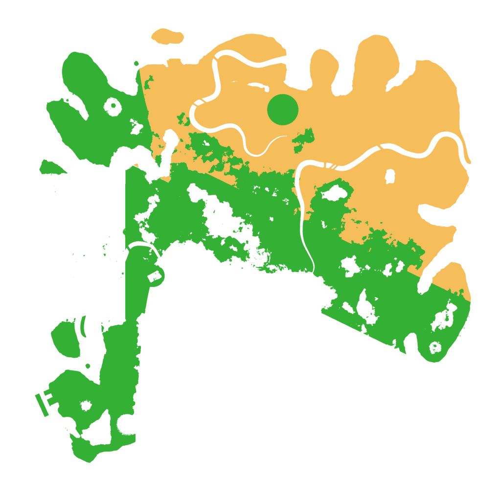Biome Rust Map: Procedural Map, Size: 4250, Seed: 1357962806