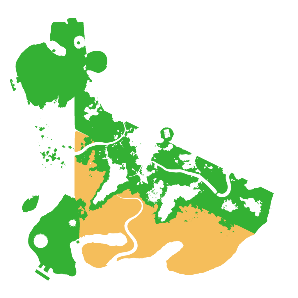 Biome Rust Map: Procedural Map, Size: 3750, Seed: 104581