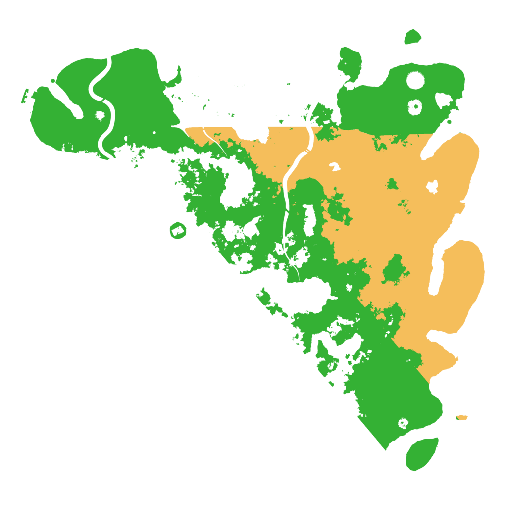 Biome Rust Map: Procedural Map, Size: 5000, Seed: 40583183