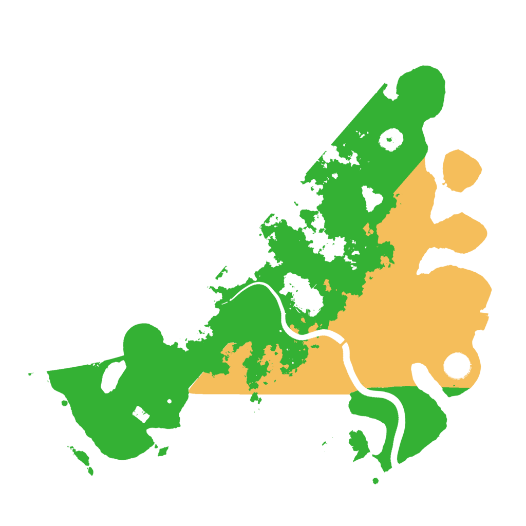 Biome Rust Map: Procedural Map, Size: 3500, Seed: 60208741