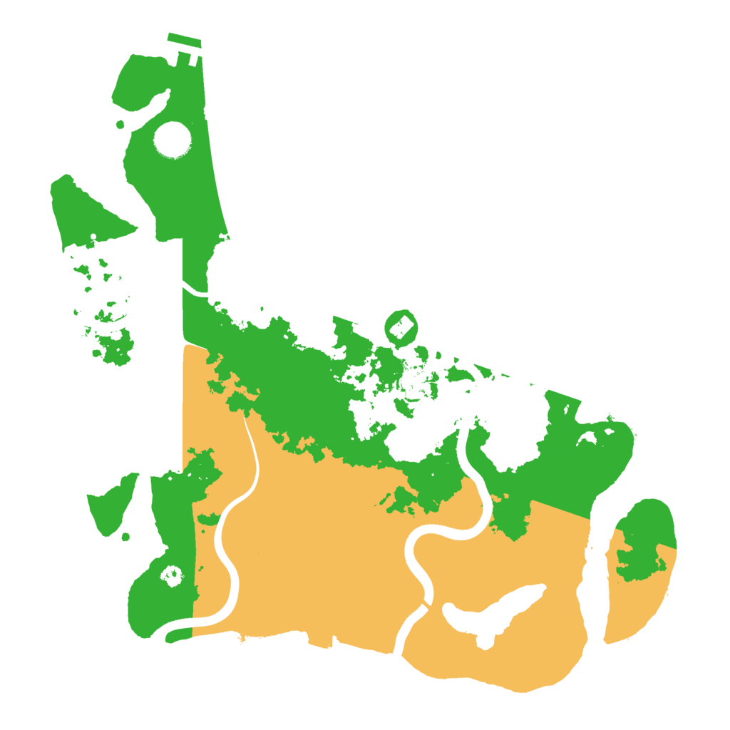 Biome Rust Map: Procedural Map, Size: 3500, Seed: 1432640542