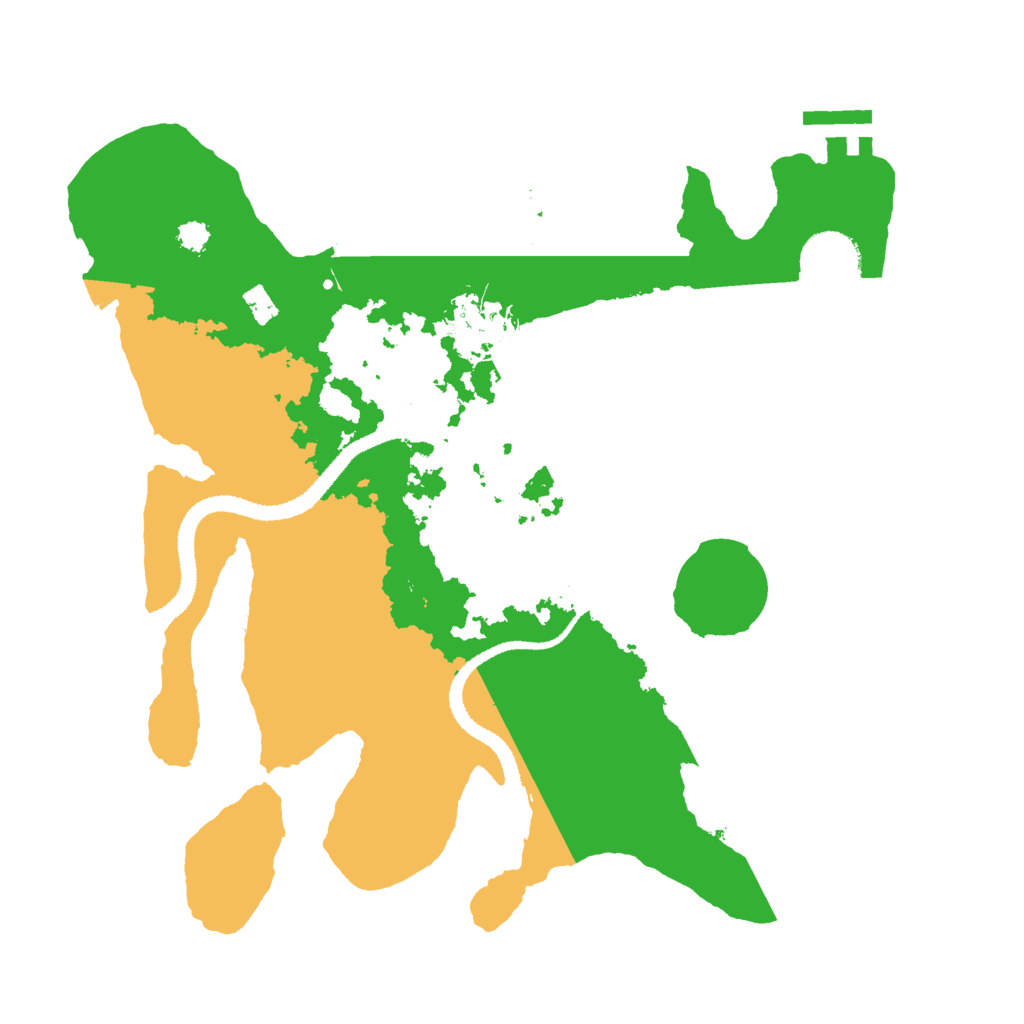 Biome Rust Map: Procedural Map, Size: 3000, Seed: 303766068