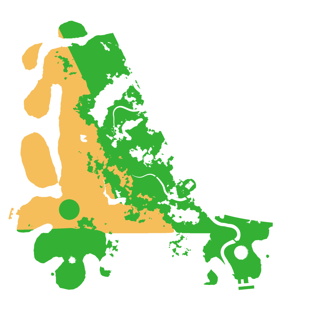 Biome Rust Map: Procedural Map, Size: 4000, Seed: 3818