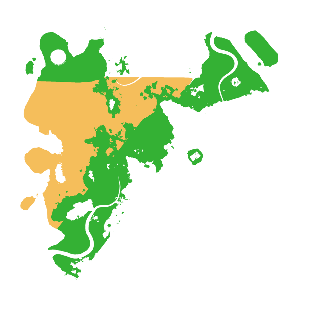 Biome Rust Map: Procedural Map, Size: 3500, Seed: 1069971156