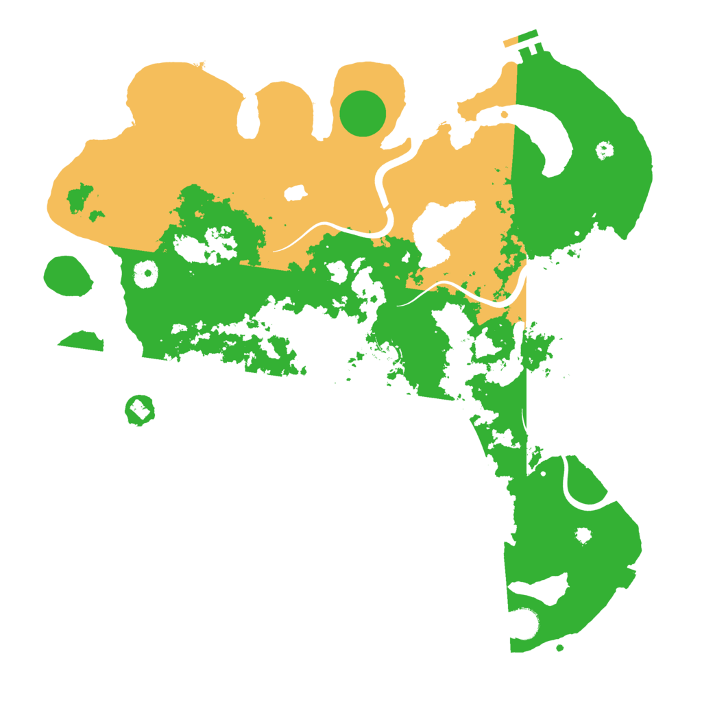 Biome Rust Map: Procedural Map, Size: 4000, Seed: 1516113169