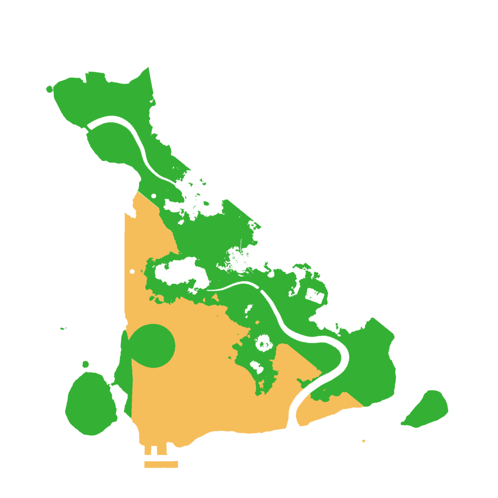 Biome Rust Map: Procedural Map, Size: 3000, Seed: 1532979069