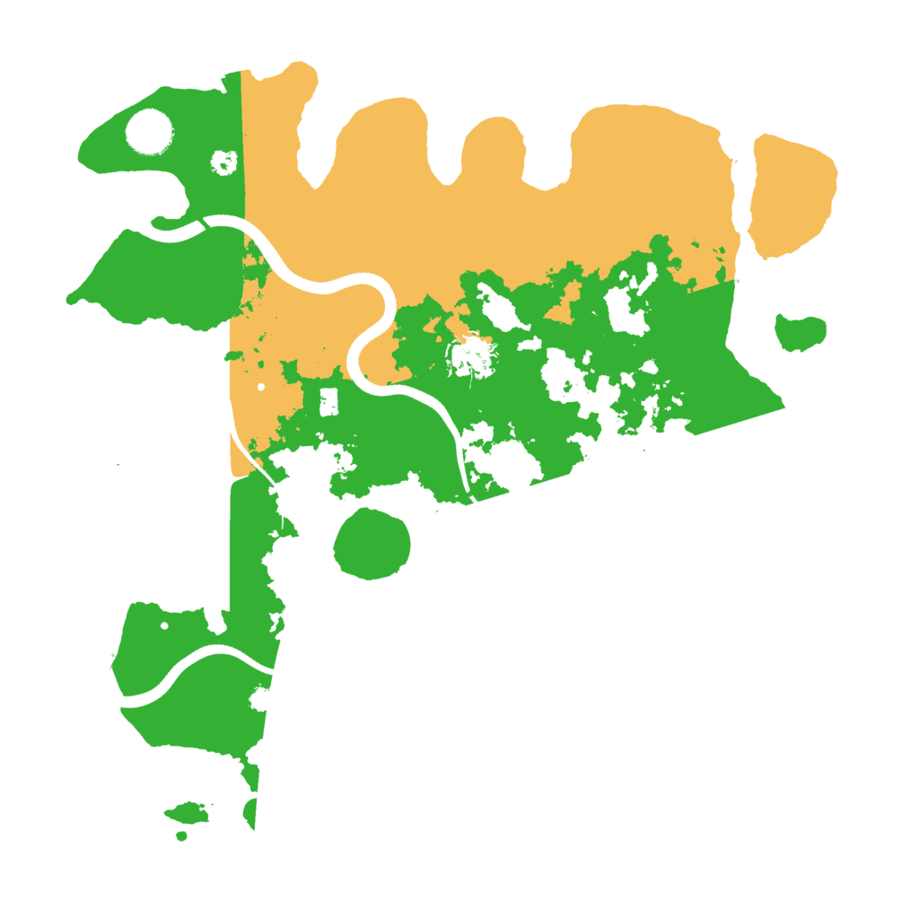 Biome Rust Map: Procedural Map, Size: 3500, Seed: 980809460