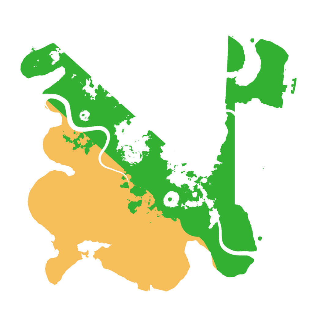 Biome Rust Map: Procedural Map, Size: 3000, Seed: 85521788