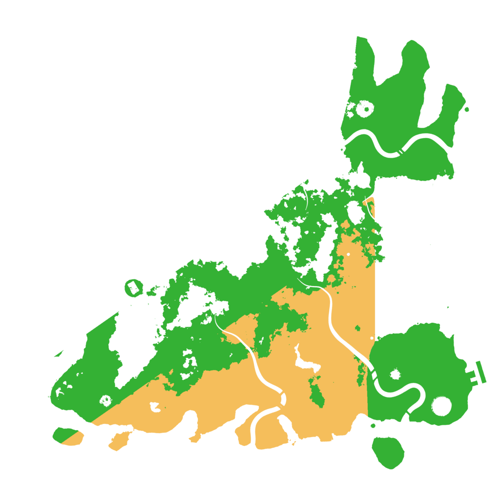 Biome Rust Map: Procedural Map, Size: 4500, Seed: 106106984