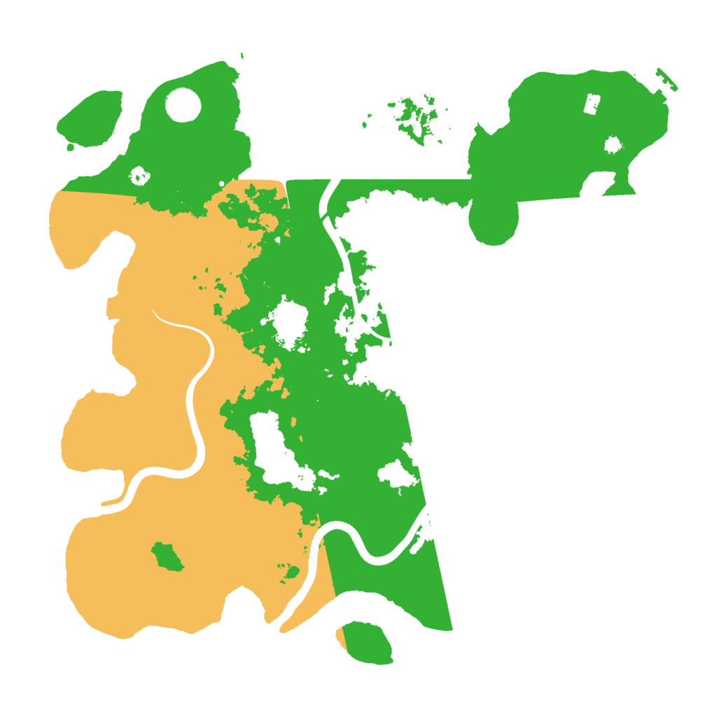 Biome Rust Map: Procedural Map, Size: 3800, Seed: 18626