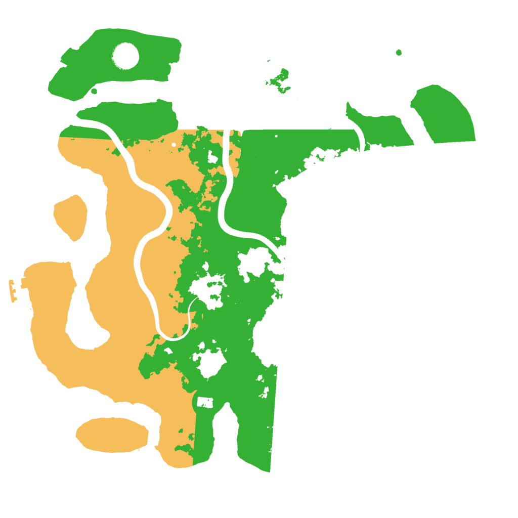Biome Rust Map: Procedural Map, Size: 3500, Seed: 525100898
