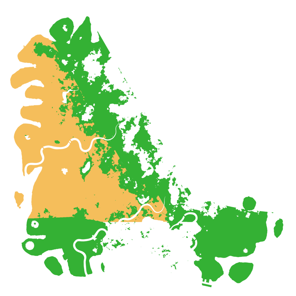 Biome Rust Map: Procedural Map, Size: 6000, Seed: 1713185111