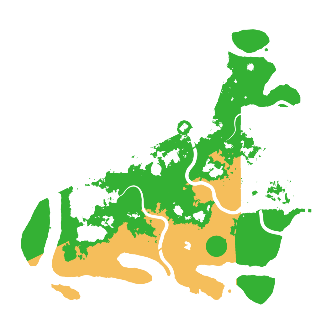 Biome Rust Map: Procedural Map, Size: 4000, Seed: 64055992