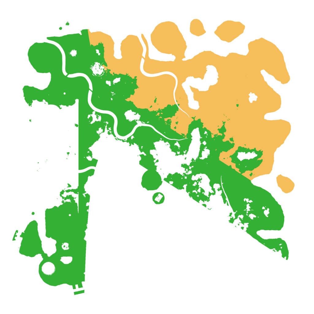 Biome Rust Map: Procedural Map, Size: 4250, Seed: 884073511
