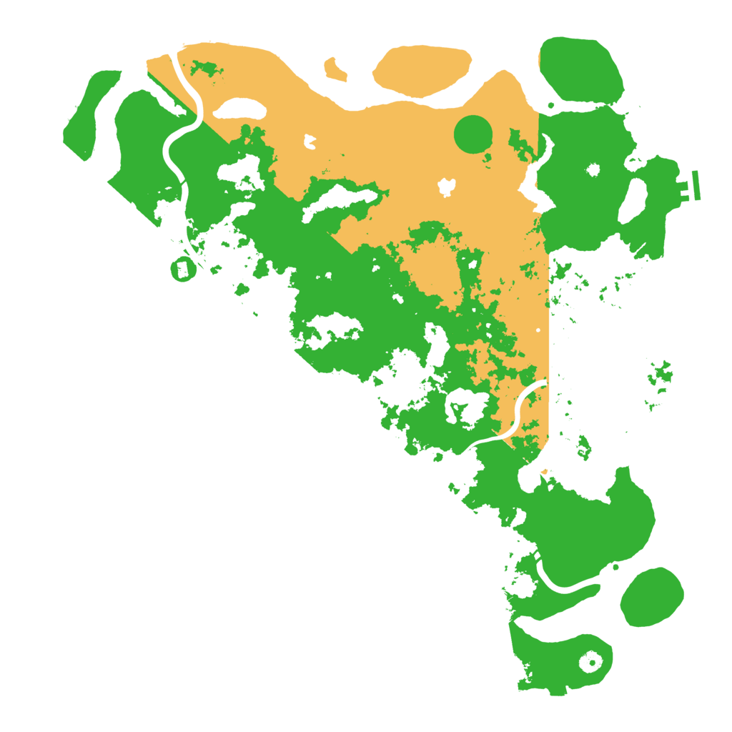 Biome Rust Map: Procedural Map, Size: 5000, Seed: 683246546