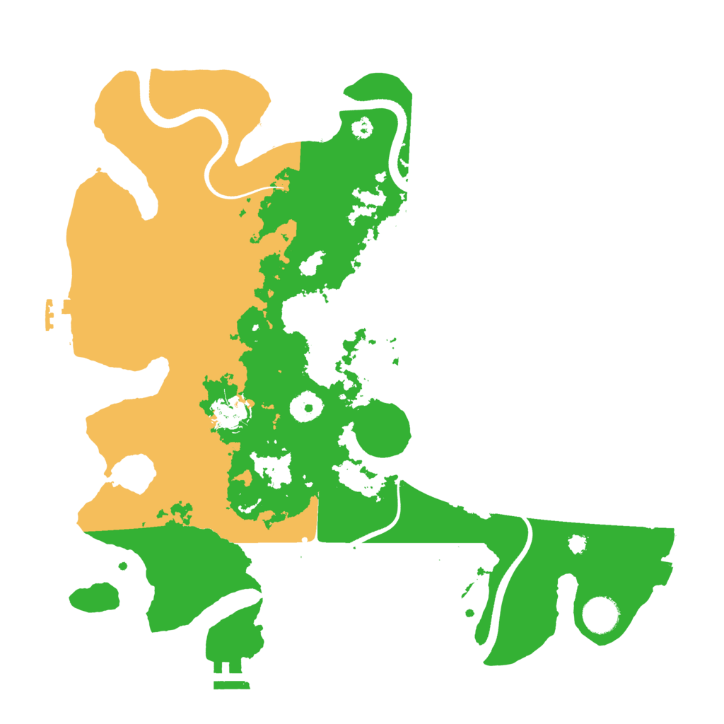 Biome Rust Map: Procedural Map, Size: 3500, Seed: 649255885