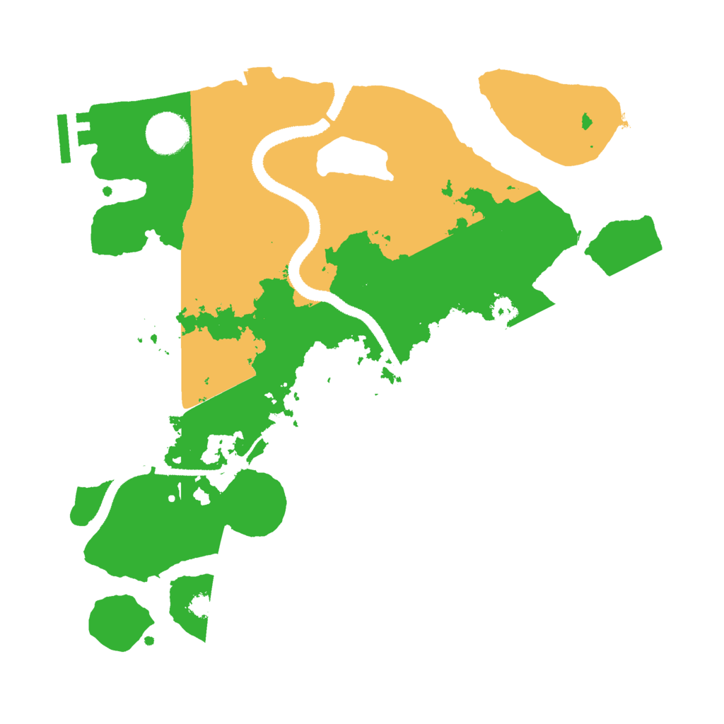 Biome Rust Map: Procedural Map, Size: 3000, Seed: 1462865086