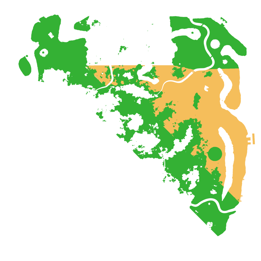 Biome Rust Map: Procedural Map, Size: 4900, Seed: 1460399672