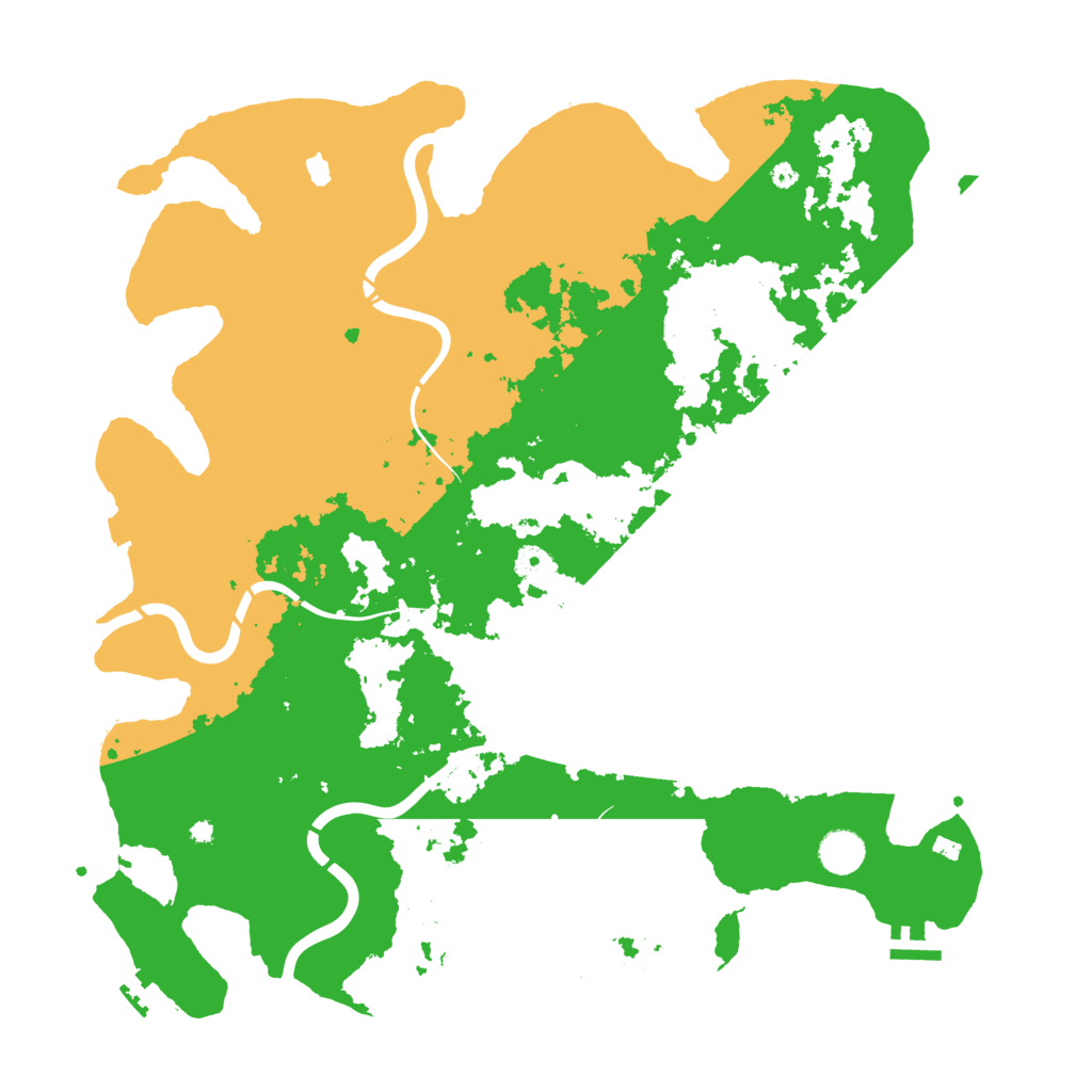 Biome Rust Map: Procedural Map, Size: 4300, Seed: 171291394