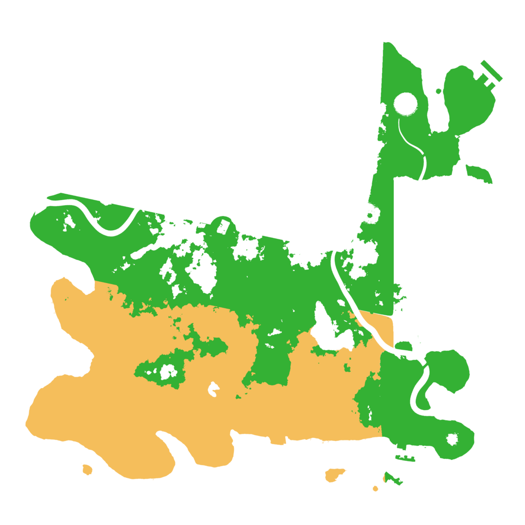 Biome Rust Map: Procedural Map, Size: 4000, Seed: 954871541