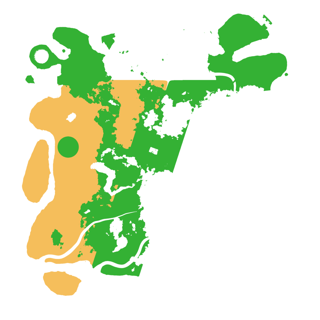 Biome Rust Map: Procedural Map, Size: 4000, Seed: 8881
