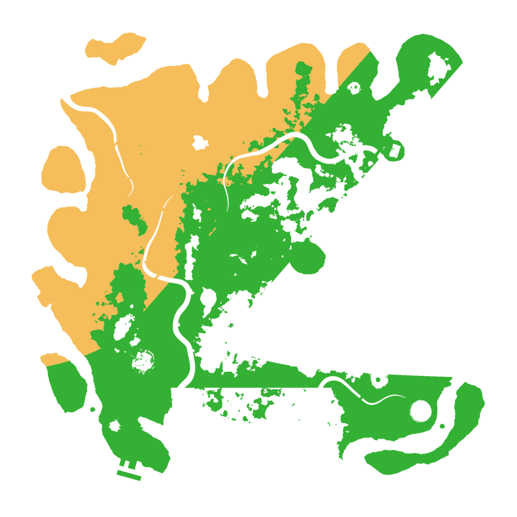 Biome Rust Map: Procedural Map, Size: 4250, Seed: 4316433