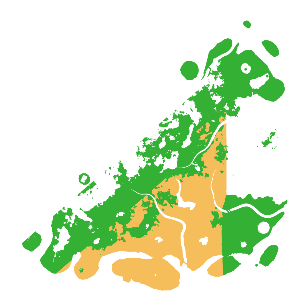 Biome Rust Map: Procedural Map, Size: 4500, Seed: 282