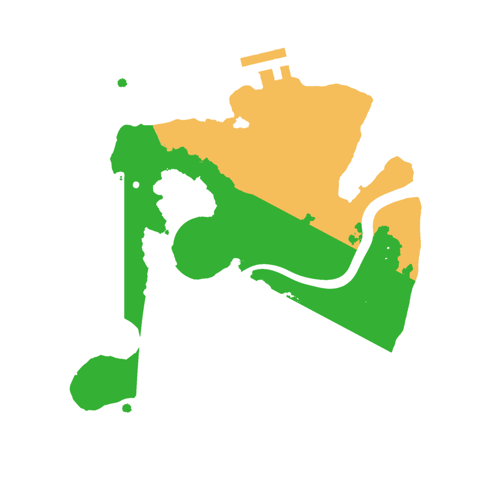Biome Rust Map: Procedural Map, Size: 2200, Seed: 1271860332