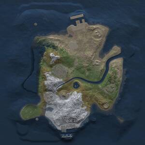 Thumbnail Rust Map: Procedural Map, Size: 2200, Seed: 1271860332, 6 Monuments