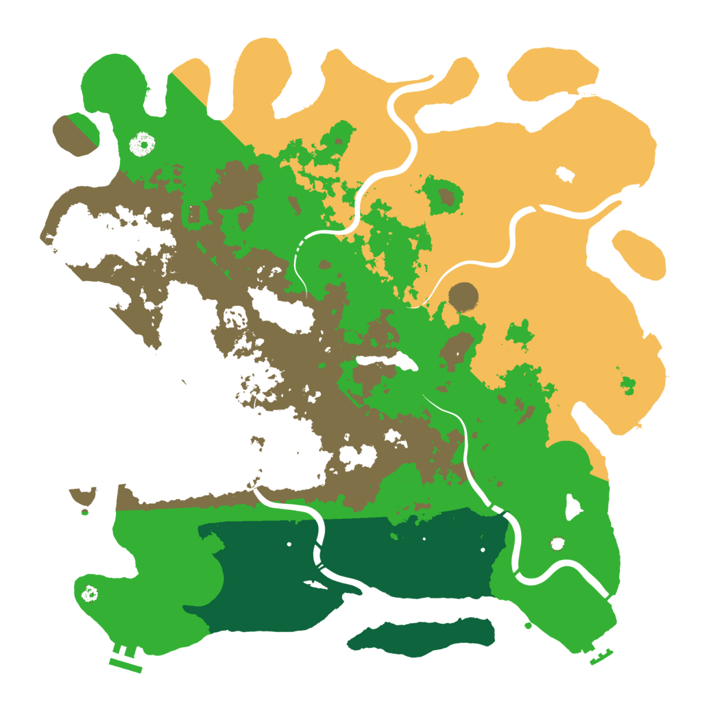 Biome Rust Map: Procedural Map, Size: 4250, Seed: 78159138
