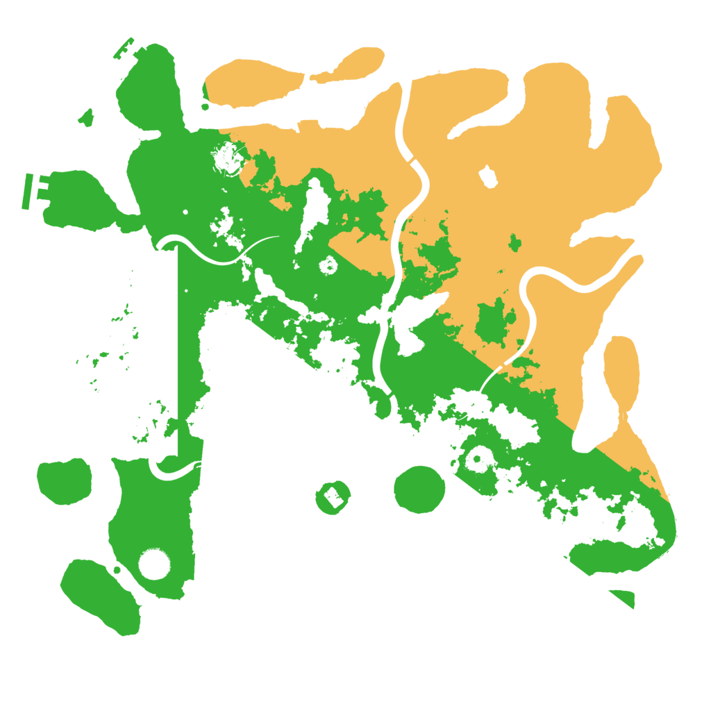Biome Rust Map: Procedural Map, Size: 4000, Seed: 64100987