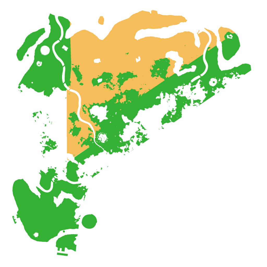 Biome Rust Map: Procedural Map, Size: 5000, Seed: 2302