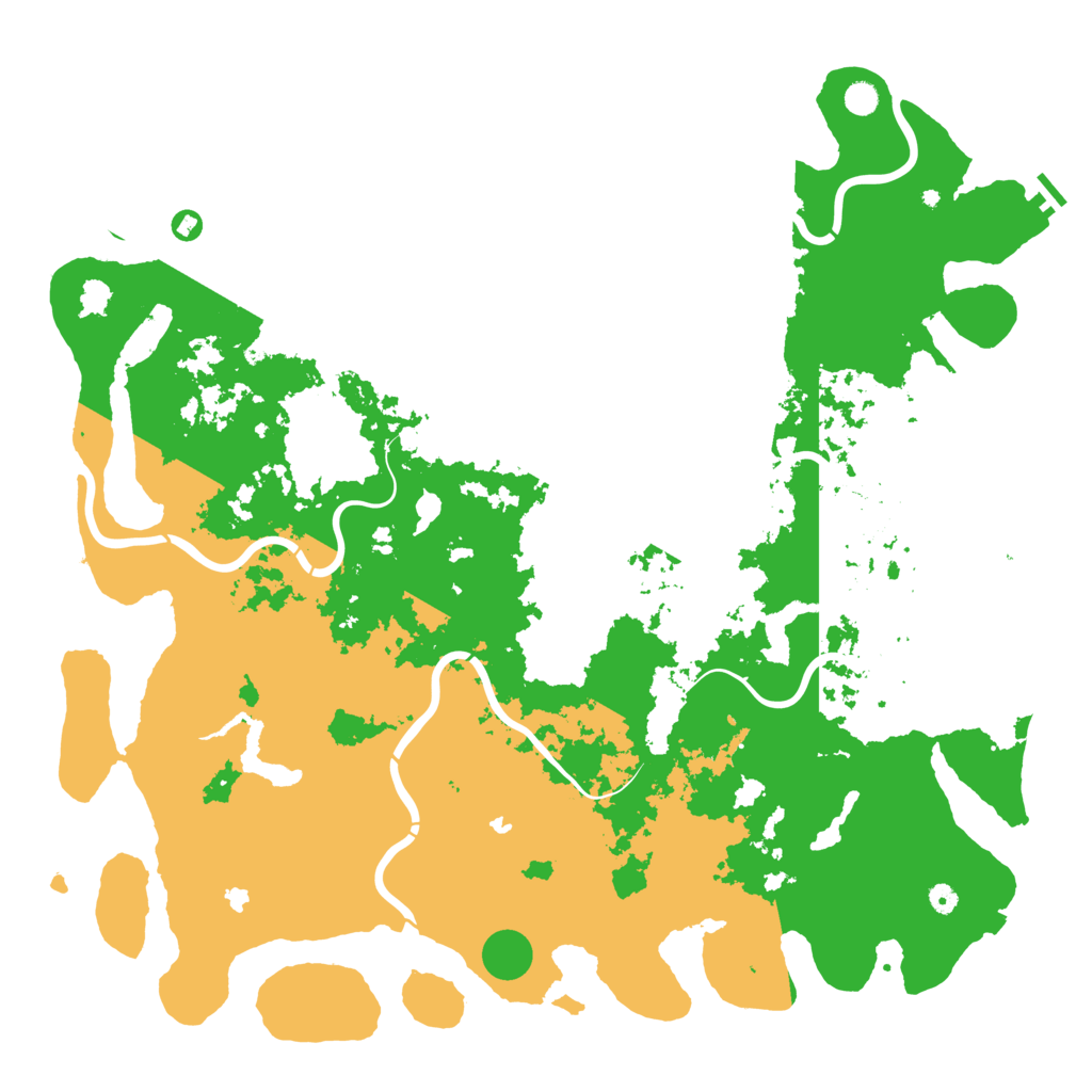 Biome Rust Map: Procedural Map, Size: 5700, Seed: 581895709