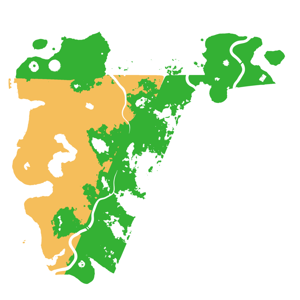 Biome Rust Map: Procedural Map, Size: 4500, Seed: 33747