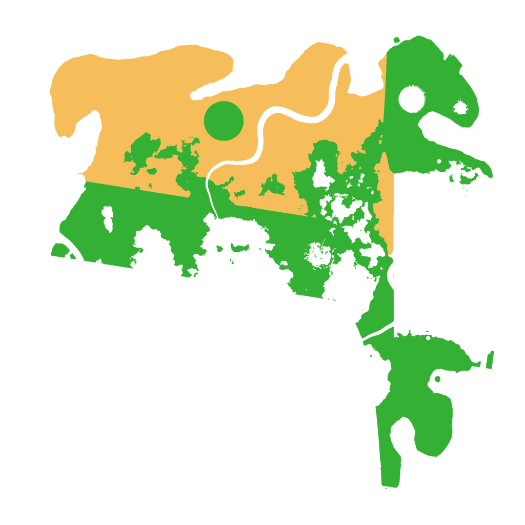 Biome Rust Map: Procedural Map, Size: 3500, Seed: 886649814