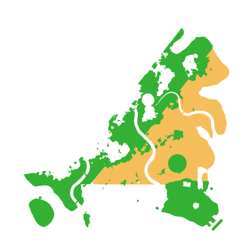 Biome Rust Map: Procedural Map, Size: 3500, Seed: 567910813