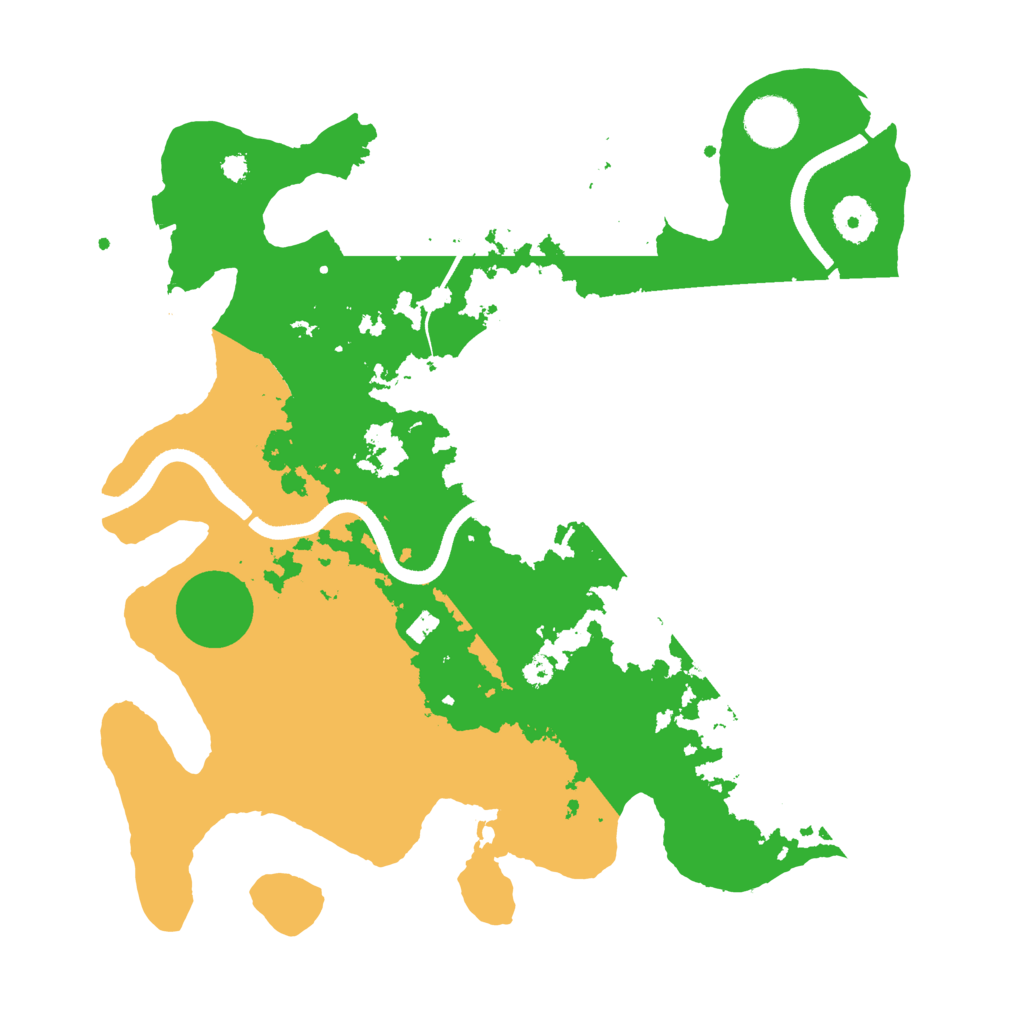 Biome Rust Map: Procedural Map, Size: 3500, Seed: 1398552959