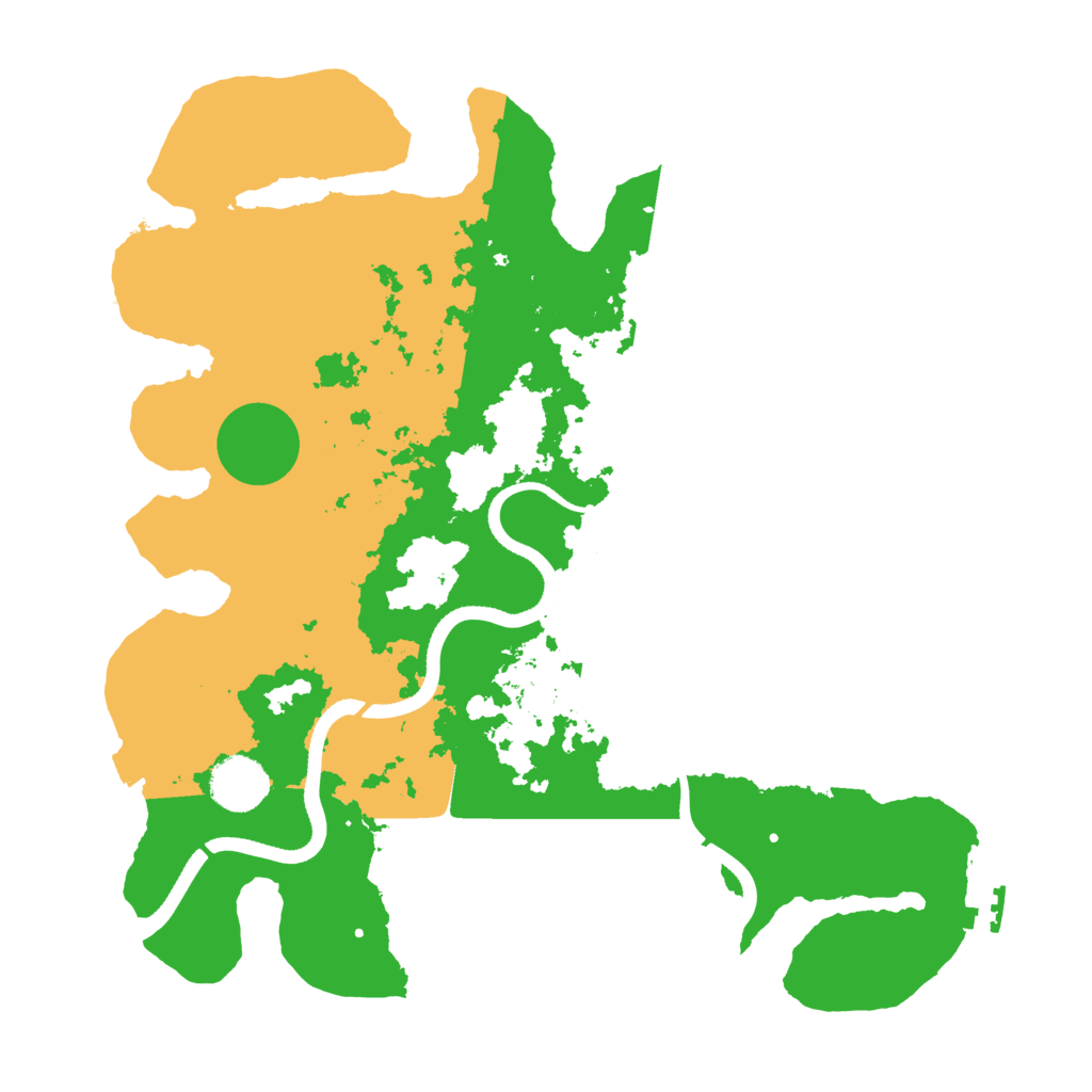 Biome Rust Map: Procedural Map, Size: 3500, Seed: 106182026