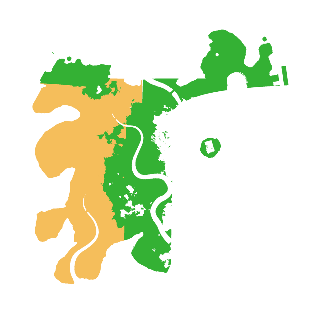 Biome Rust Map: Procedural Map, Size: 2800, Seed: 555250370