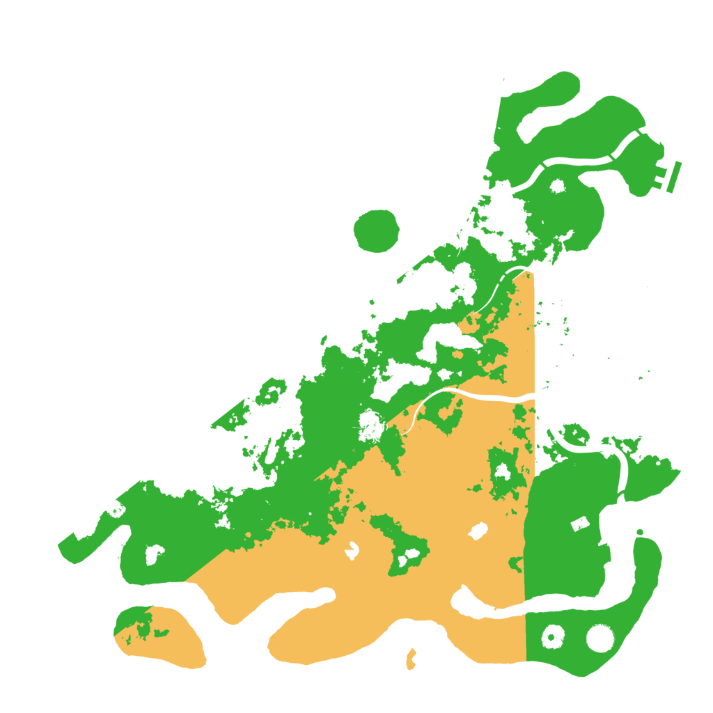 Biome Rust Map: Procedural Map, Size: 4500, Seed: 618847618